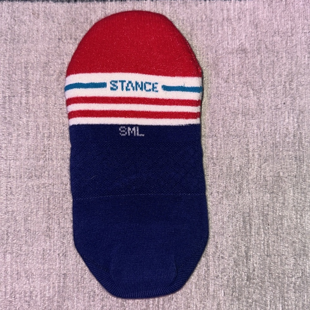 NWOT. Woman’s size Small Stance no show socks. America colors and pattern. - Picture 3 of 3